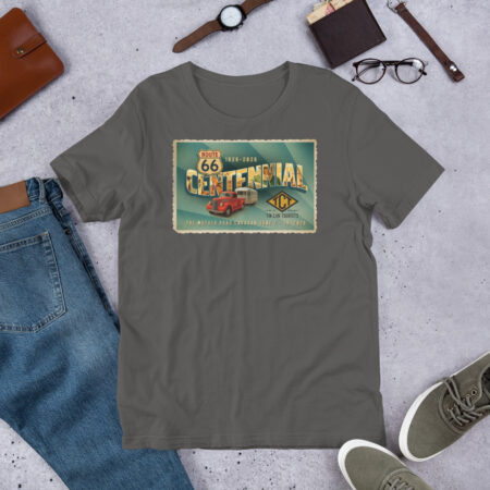 Route 66 Postcard Unisex t-shirt