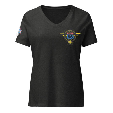 Official Route 66 Caravan Women’s relaxed v-neck t-shirt