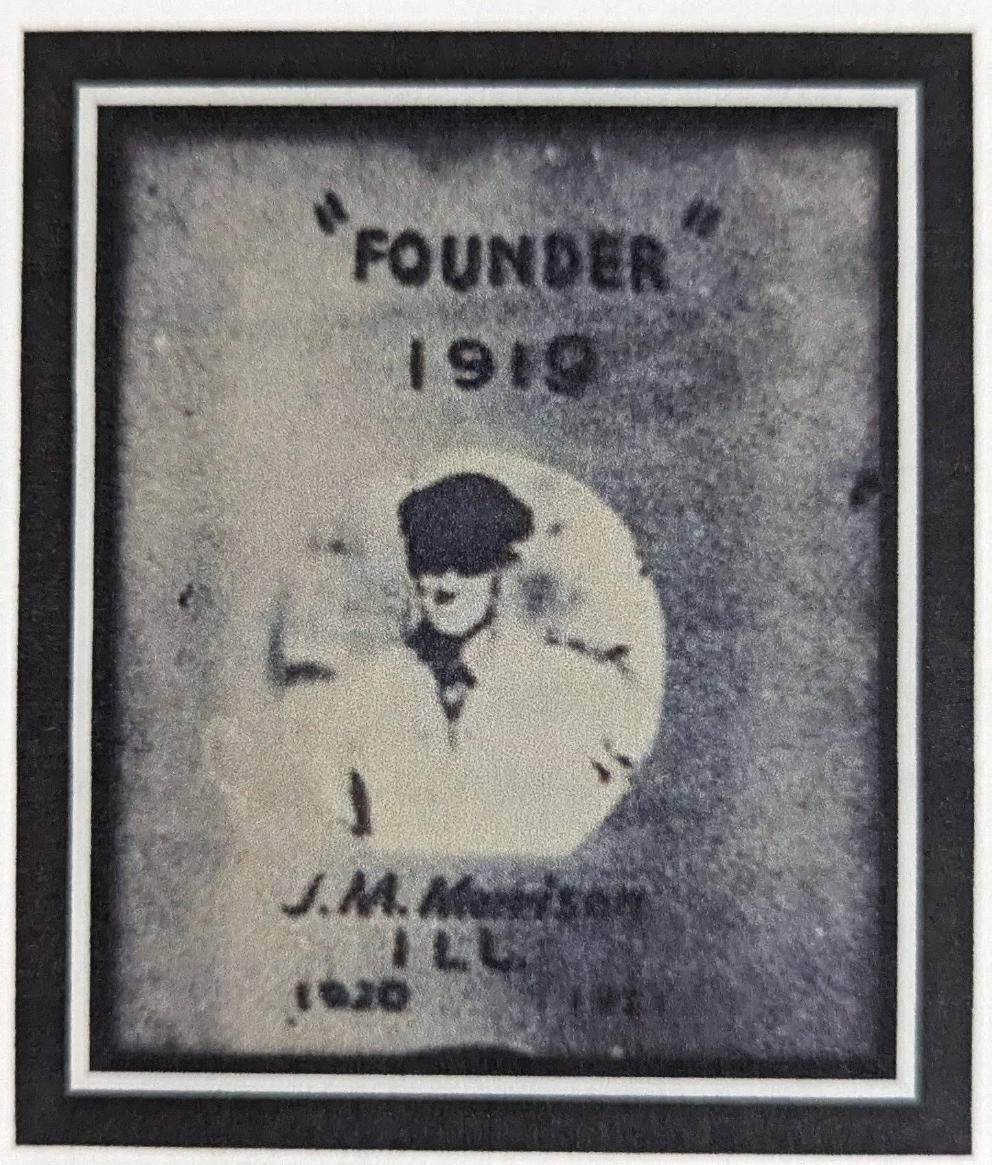 "Founder" J. M. Morrison 1919-1921
